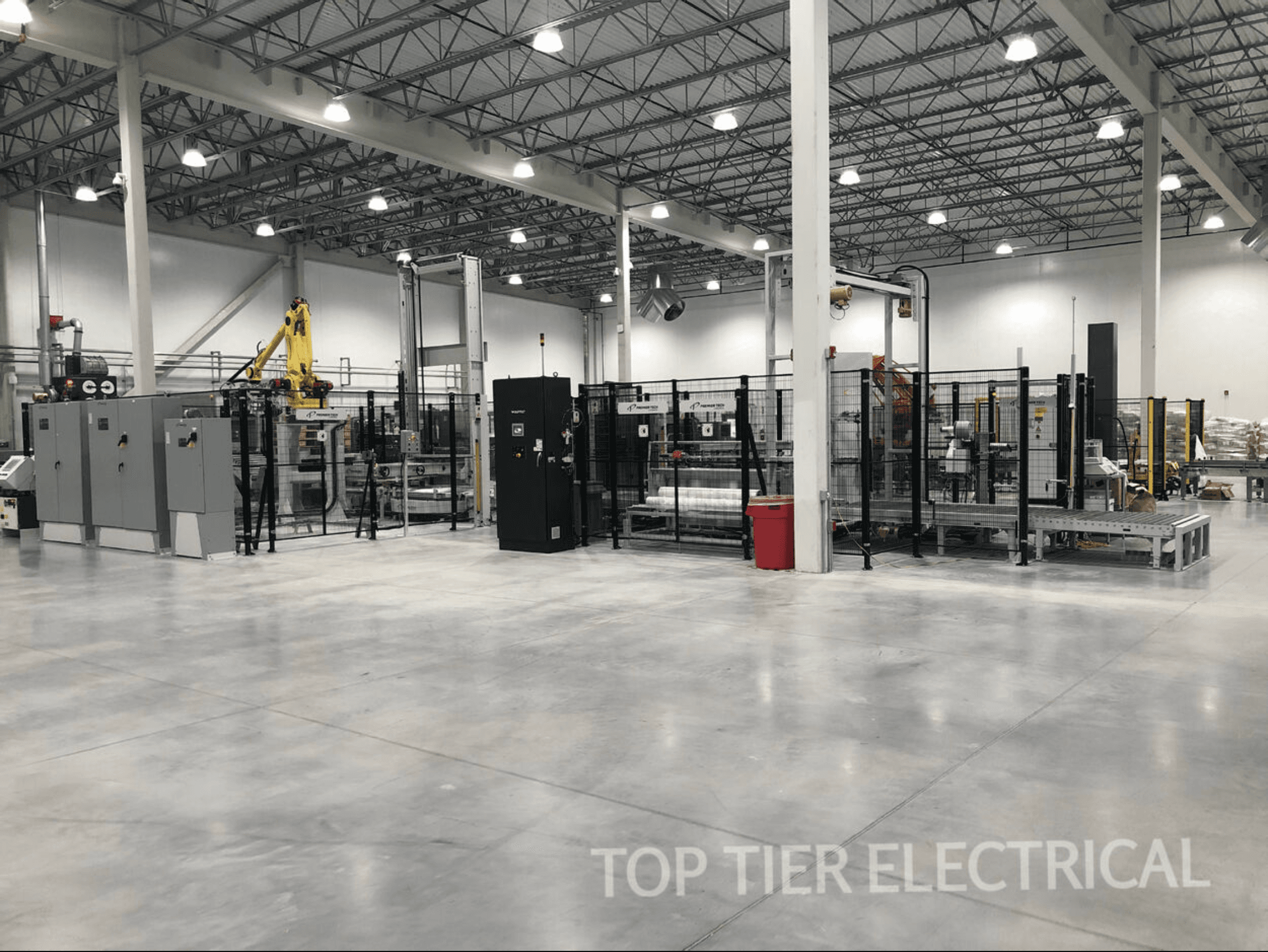 Commercial electrical project by Top Tier Electrical