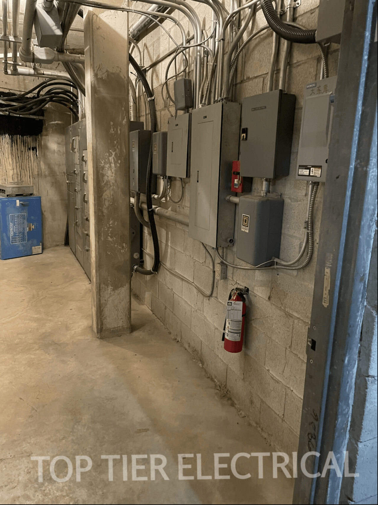 Completed electrical project by Top Tier Electrical