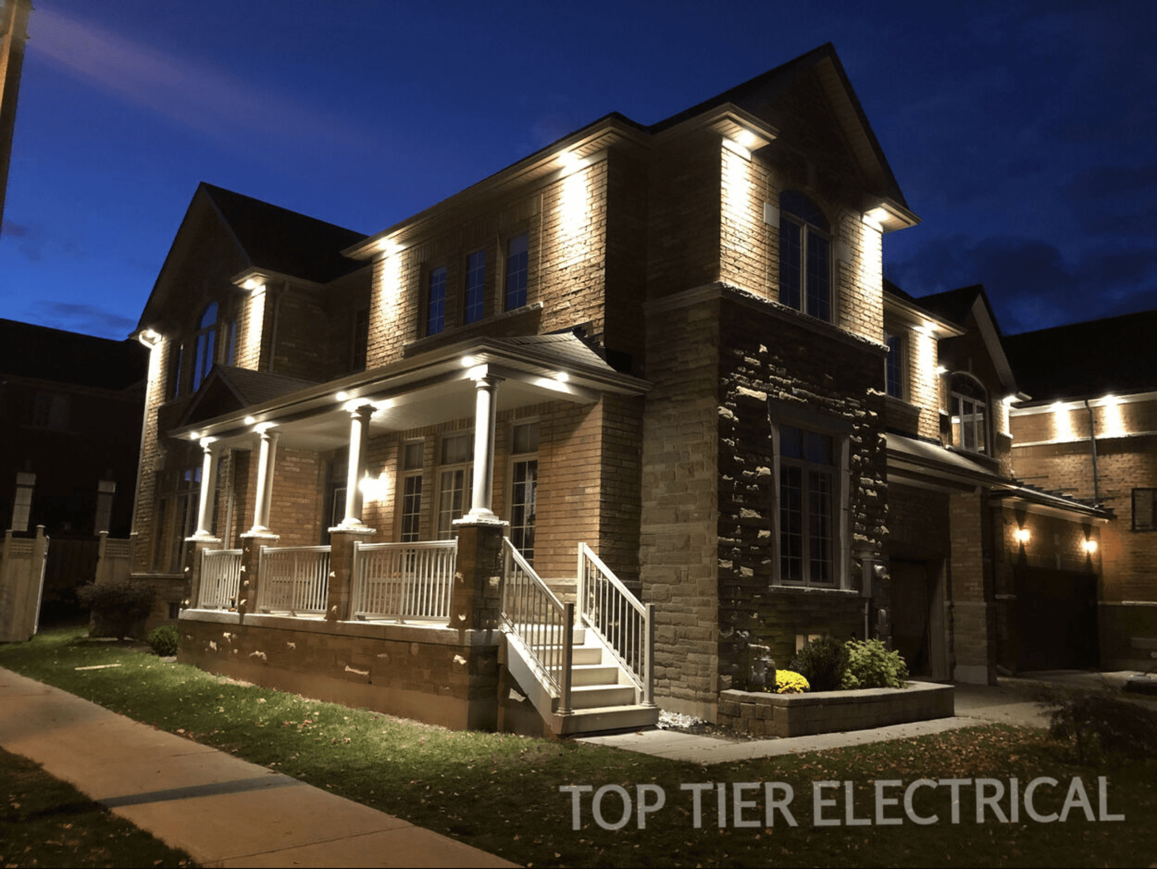 Completed electrical project by Top Tier Electrical