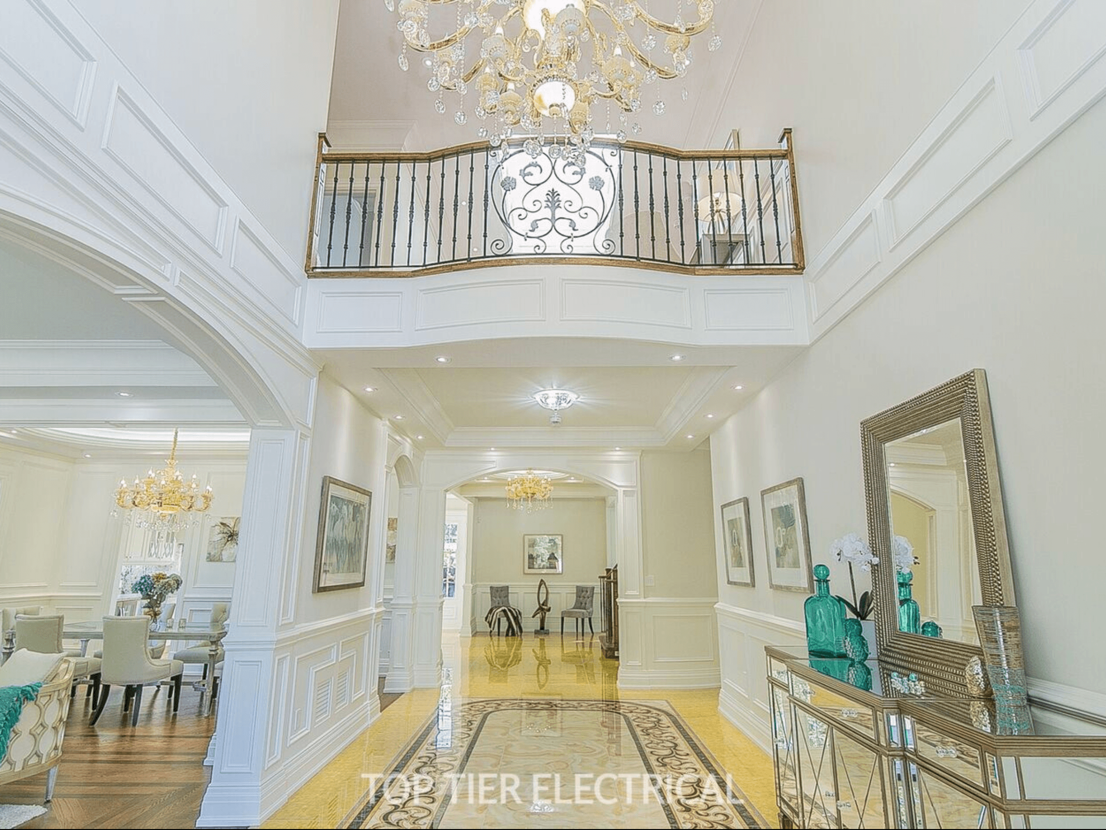 Completed electrical project by Top Tier Electrical