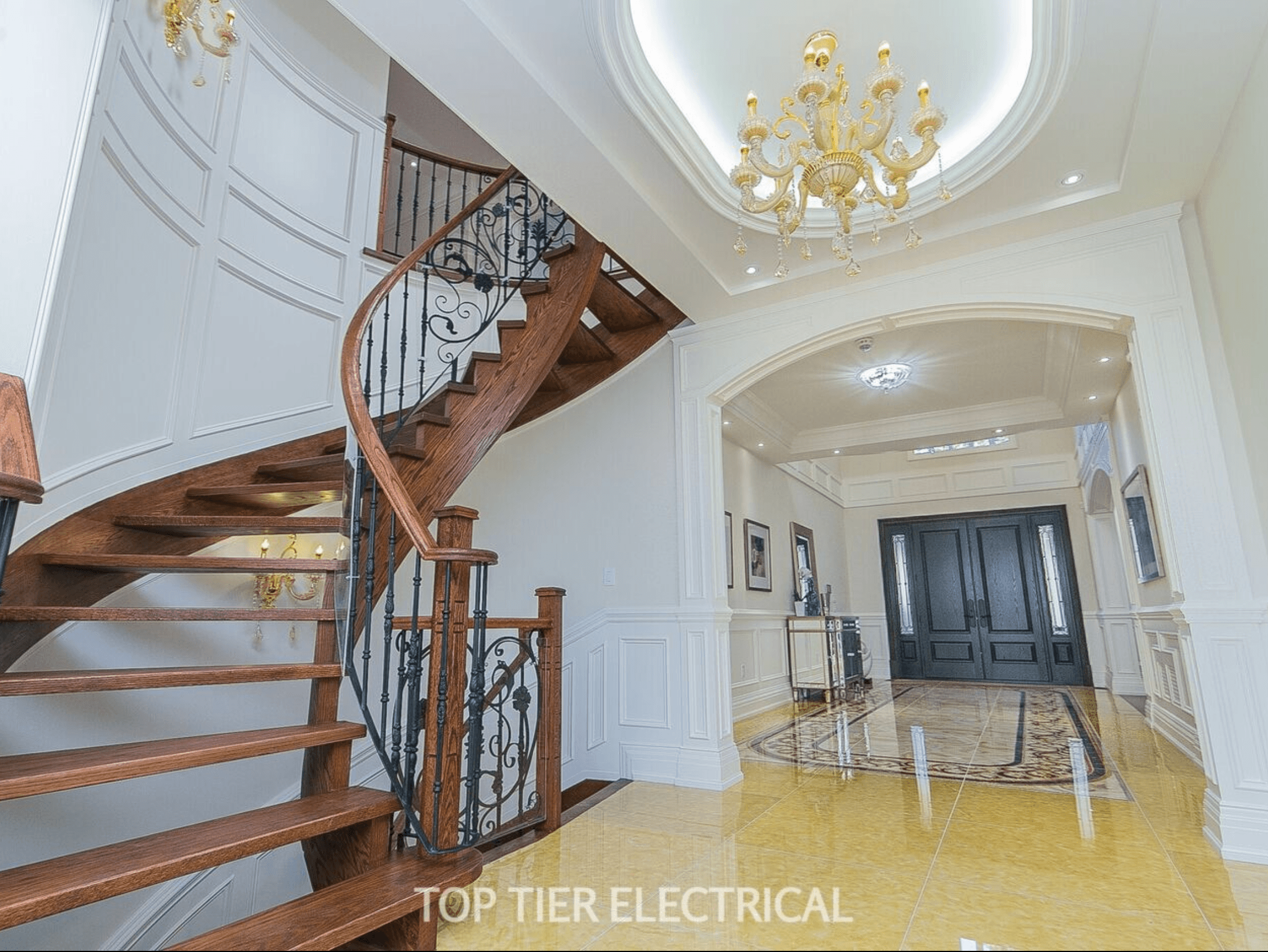 Completed electrical project by Top Tier Electrical